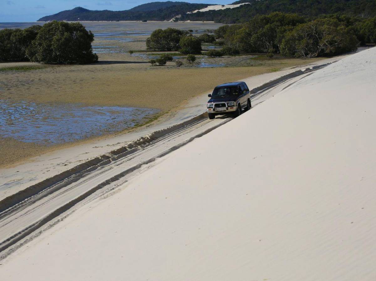 Moreton Island sand tracks